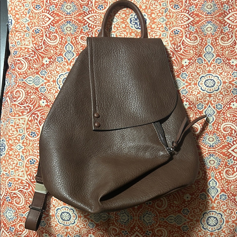 Italian Brown Leather Bag/Backpack
